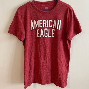 American Eagle | Red Graphic T-Shirt | Unisex | Standard Fit | Size S